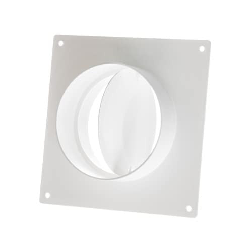 Átmérő 125 mm fali karima visszacsapó szeleppel, kerek szellőzőcső