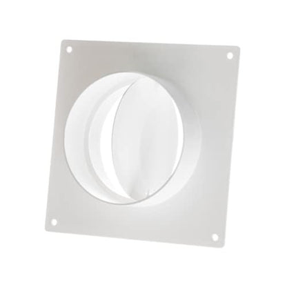 Átmérő 125 mm fali karima visszacsapó szeleppel, kerek szellőzőcső