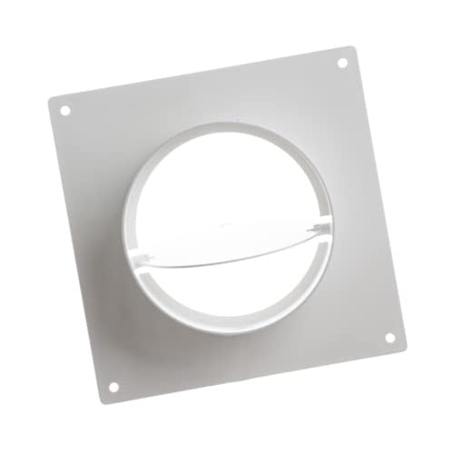 Átmérő 125 mm fali karima visszacsapó szeleppel, kerek szellőzőcső