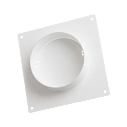 Átmérő 125 mm fali karima visszacsapó szeleppel, kerek szellőzőcső