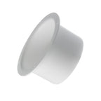 100 mm / 4 hüvelykes egyenes csőcsatlakozó - fali karima - kerek PVC csövezés -