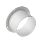 100 mm / 4 hüvelykes egyenes csőcsatlakozó - fali karima - kerek PVC csövezés -
