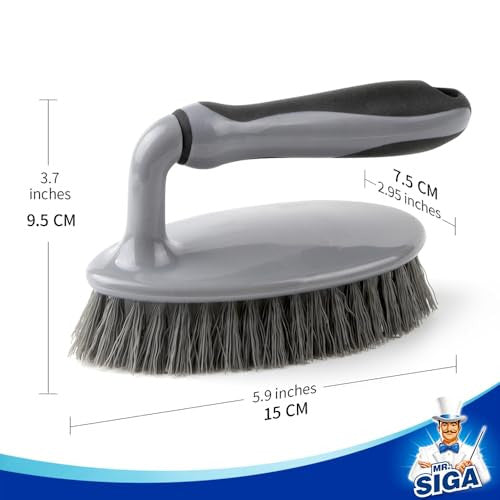 MR.SIGA erős súrolókefe kényelmes fogással fürdőszoba, zuhany, mosdó, padló, 2