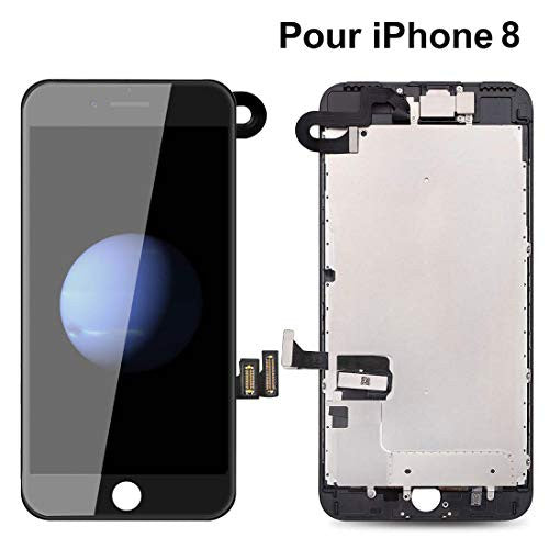 Hoonyer iPhone 8 kijelző fekete, teljes összeszerelés LCD digitalizáló képernyő csere