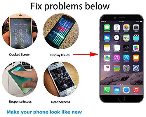 Hoonyer iPhone 8 kijelző fekete, teljes összeszerelés LCD digitalizáló képernyő csere