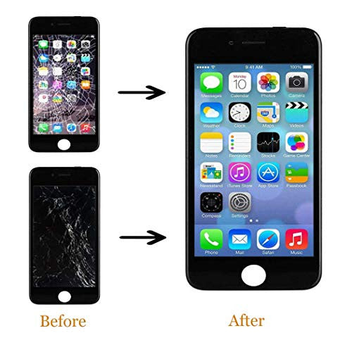 Hoonyer iPhone 8 kijelző fekete, teljes összeszerelés LCD digitalizáló képernyő csere