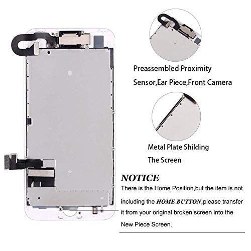 Hoonyer iPhone 8 kijelző teljes összeszerelés, fehér