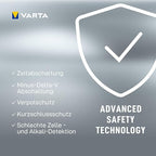 VARTA Multi Charger +, akkumulátortöltő AA/AAA/9V, egyedi töltés, hibás cellák