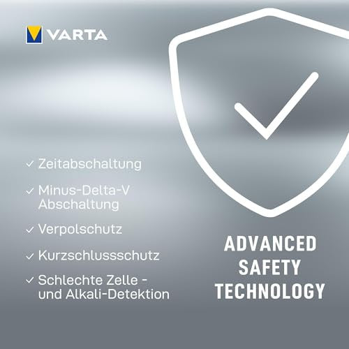 VARTA Multi Charger +, akkumulátortöltő AA/AAA/9V, egyedi töltés, hibás cellák