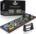 ALPHASKIN® Premium Push-Up Board szett 9 az 1-ben - összecsukható fekvőtámasz deszka