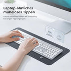 iClever GK08 vezeték nélküli billentyűzet és egér 2.4G ultraslim, újratölthető