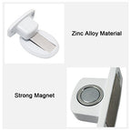 Door Stopper mágneses ajtóütköző fúrás nélkül rozsdamentes acél