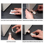 Door Stopper mágneses ajtóütköző fúrás nélkül rozsdamentes acél