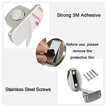 Door Stopper mágneses ajtóütköző fúrás nélkül rozsdamentes acél