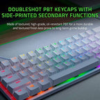 Razer Huntsman Mini gaming billentyűzet lineáris optikai piros kapcsoló fehér