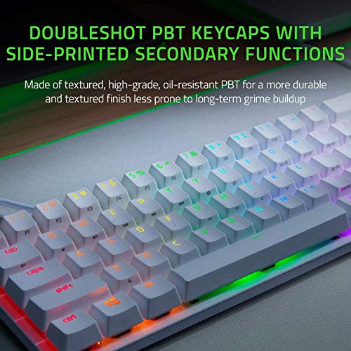 Razer Huntsman Mini gaming billentyűzet lineáris optikai piros kapcsoló fehér