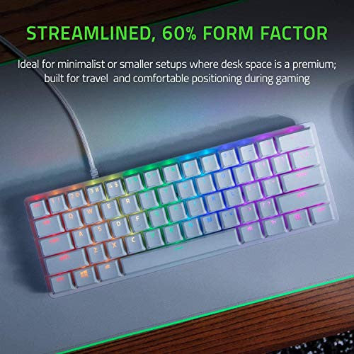 Razer Huntsman Mini gaming billentyűzet lineáris optikai piros kapcsoló fehér