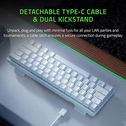 Razer Huntsman Mini gaming billentyűzet lineáris optikai piros kapcsoló fehér
