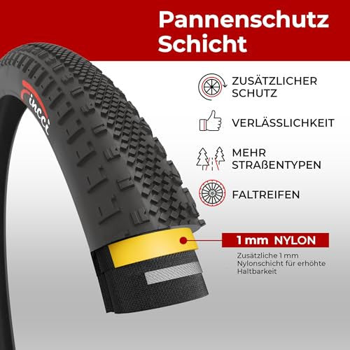 Fincci 700 x 38c 40-622 hajtogatható kavics gumik 1mm defektvédelemmel elektromos