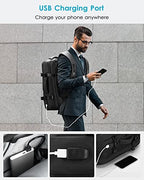 HOMIEE utazó hátizsák 30L-40L, vízálló, 15.6" laptop