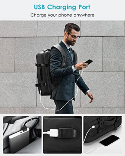 HOMIEE utazó hátizsák 30L-40L, vízálló, 15.6" laptop