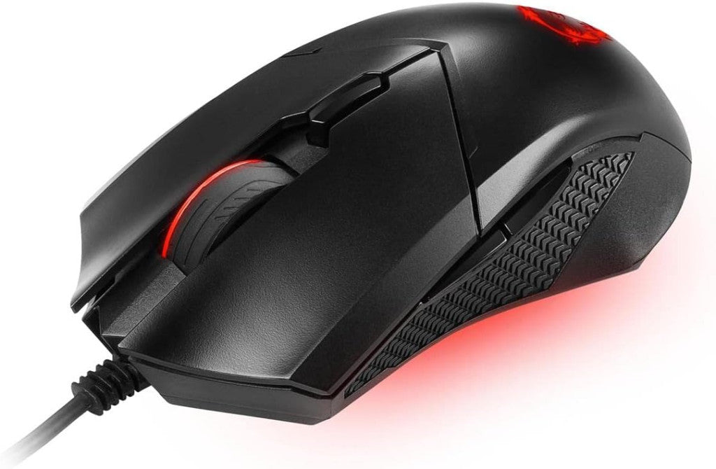 MSI Clutch GM08 vezetékes optikai gamer egér 4200 DPI, piros LED