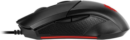 MSI Clutch GM08 vezetékes optikai gamer egér 4200 DPI, piros LED