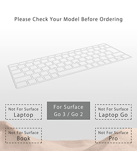 Digi-Tatoo ultra vékony billentyűzetvédő Microsoft Surface Laptop Go/Laptop Go2-hoz