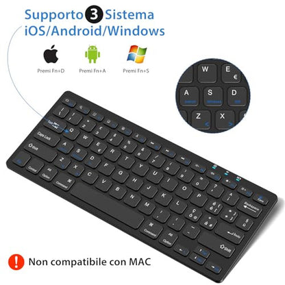 BCASE Samsung/iPad Bluetooth billentyűzet olasz kiosztás
