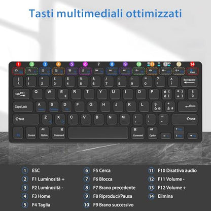 BCASE Samsung/iPad Bluetooth billentyűzet olasz kiosztás