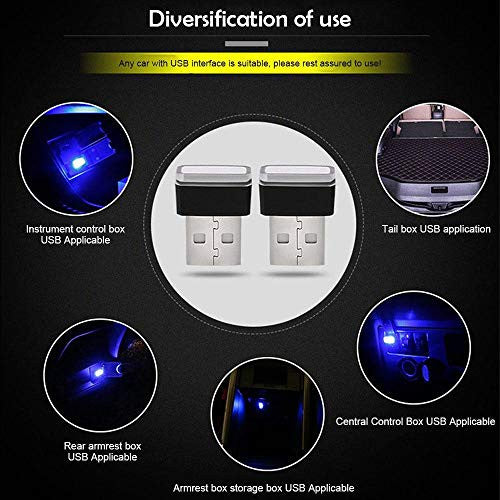 Led Lights autóhoz, 5 darabos fehér autó LED hangulatvilágítás, belső világítás
