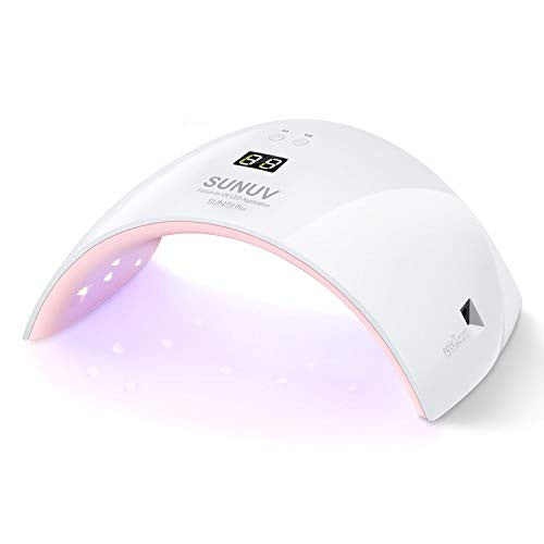 SUNUV LED UV körömszárító lámpa 30s/60s időzítő, infravörös érzékelő, LCD kijelző