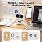 Phomemo M110 címkenyomtató Bluetooth, Android/iOS kompatibilis