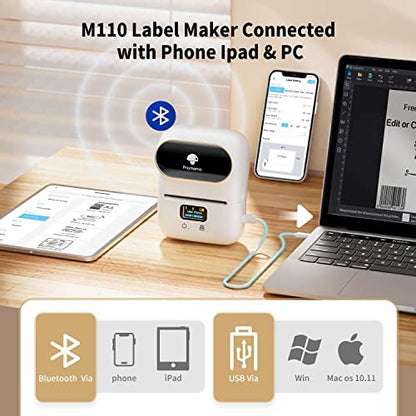 Phomemo M110 címkenyomtató Bluetooth, Android/iOS kompatibilis