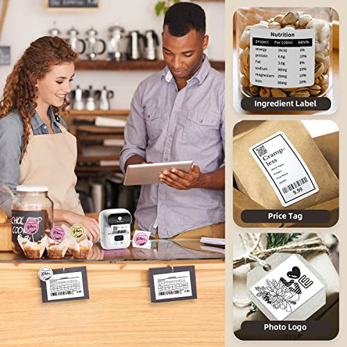 Phomemo M110 címkenyomtató Bluetooth, Android/iOS kompatibilis