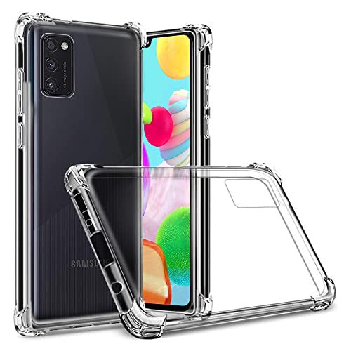 Samsung Galaxy A41 tok, kristálytiszta ütésálló, teljesen védő, átlátszó