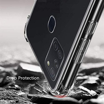 Samsung Galaxy A41 tok, kristálytiszta ütésálló, teljesen védő, átlátszó