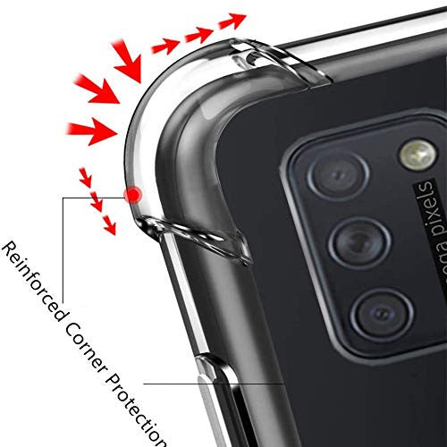 Samsung Galaxy A41 tok, kristálytiszta ütésálló, teljesen védő, átlátszó