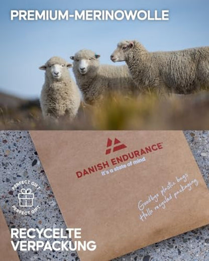 DANISH ENDURANCE túrazokni, légáteresztő merinó gyapjú, kényelmes párnázás