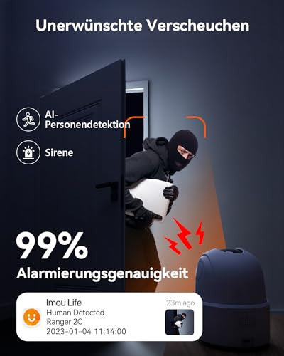 Imou WiFi beltéri kamera 360° okos kamera 1080P, emberi érzékelés, AI követés
