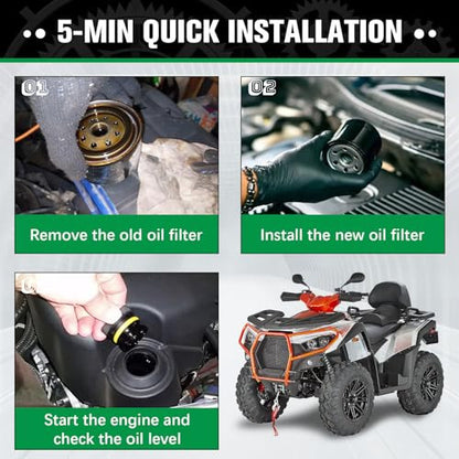 SOLLON 147 motorkerékpár olajszűrő Kymco-hoz