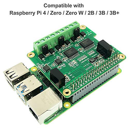 Raspberry Pi RS485 Can Hat SPI, 1 x Can Bus MCP2515, 2 x RS485 Bus SC16IS1752, jel-