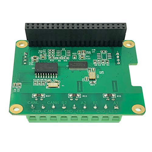 Raspberry Pi RS485 Can Hat SPI, 1 x Can Bus MCP2515, 2 x RS485 Bus SC16IS1752, jel-