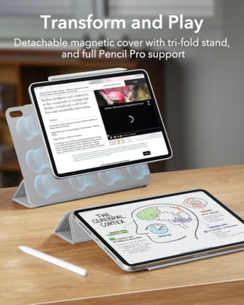 ESR iPad mini 7 tok vékony, háromszoros állvány, erős mágneses rögzítés, tartós
