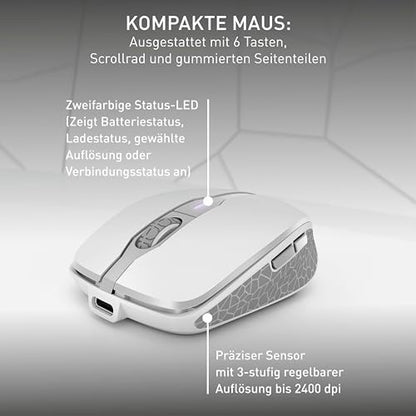 CHERRY DW 9100 SLIM vezeték nélküli billentyűzet és egér szett német kiosztás