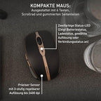 CHERRY DW 9100 SLIM, vezeték nélküli billentyűzet és egér szett, belga kiosztás