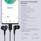 Samsung Galaxy S23 S24 S25 S22 Ultra A55 A35 A53 A56 A54 5G Hi-Fi fülhallgató USB C