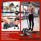 EnterSports hasizom edző, 6 az 1-ben fitnesz szalaggal, fekvőtámasz, térdvédő