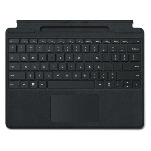 Microsoft Surface Pro Signature billentyűzet fekete, QWERTZ, kompatibilis Surface Pro
