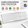Mobility Lab Clavier 2 USB portos billentyűzet Mac-hez szürke